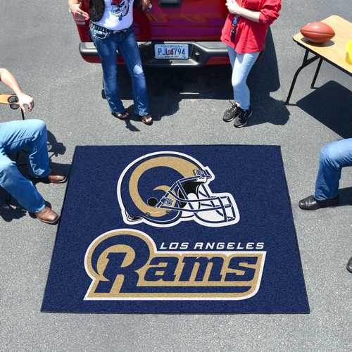 Los Angeles Rams Tailgater Rug - Click Image to Close