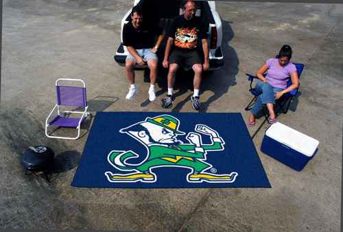 Notre Dame Fighting Irish Ulti-Mat Rug - Leprechaun - Click Image to Close