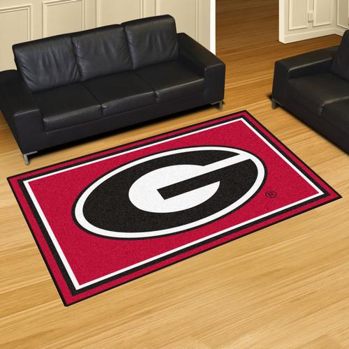 University of Georgia Bulldogs 5x8 Rug - Click Image to Close