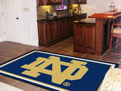 University of Notre Dame Fighting Irish 5x8 Rug - Click Image to Close