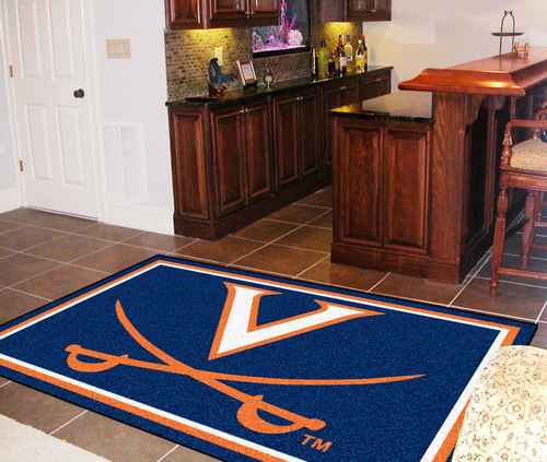 University of Virginia Cavaliers 5x8 Rug - Click Image to Close