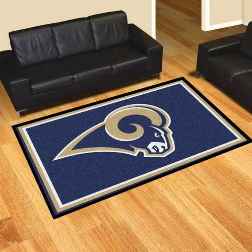 Los Angeles Rams 5x8 Rug - Click Image to Close