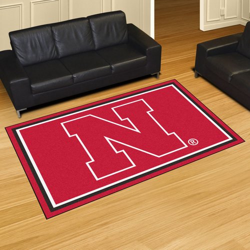 University of Nebraska Cornhuskers 5x8 Rug - Click Image to Close