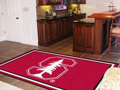 Stanford University Cardinal 5x8 Rug - Click Image to Close