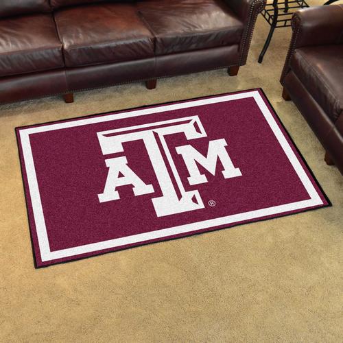 Texas A&M University Aggies 4x6 Rug - Click Image to Close