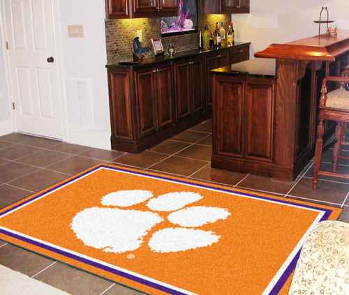 Clemson University Tigers 5x8 Rug - Click Image to Close