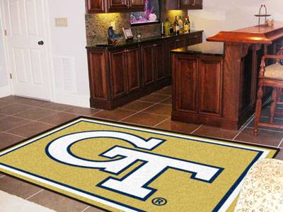 Georgia Tech Yellow Jackets 5x8 Rug - Click Image to Close