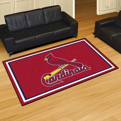 St Louis Cardinals 5x8 Rug - Click Image to Close