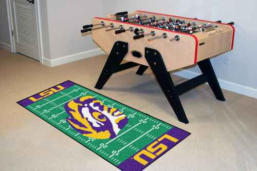 Louisiana State University Tigers Football Field Runner - Click Image to Close