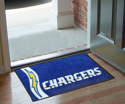 San Diego Chargers Starter Rug - Uniform Inspired - Click Image to Close