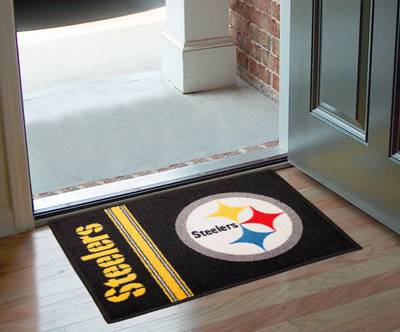 Pittsburgh Steelers Starter Rug - Uniform Inspired - Click Image to Close