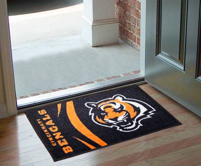 Cincinnati Bengals Starter Rug - Uniform Inspired - Click Image to Close