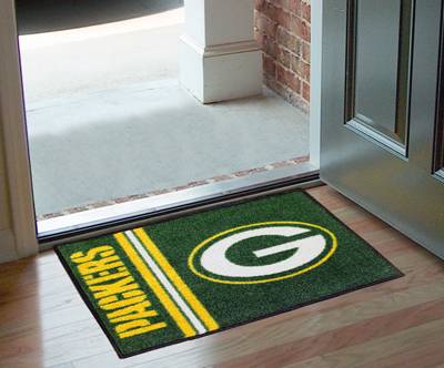 Green Bay Packers Starter Rug - Uniform Inspired - Click Image to Close