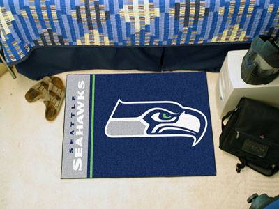 Seattle Seahawks Starter Rug - Uniform Inspired - Click Image to Close
