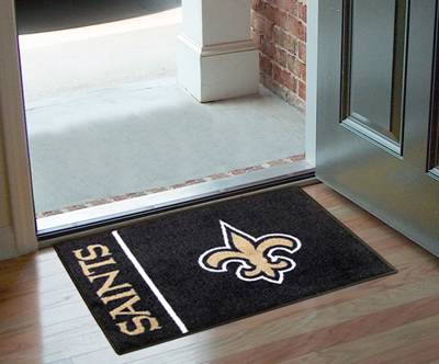 New Orleans Saints Starter Rug - Uniform Inspired - Click Image to Close