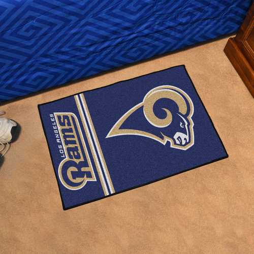 Los Angeles Rams Starter Rug - Uniform Inspired - Click Image to Close