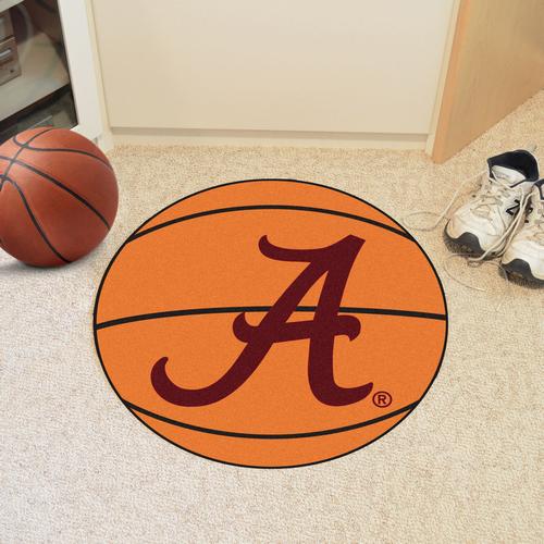 University of Alabama Crimson Tide Basketball Rug - Click Image to Close