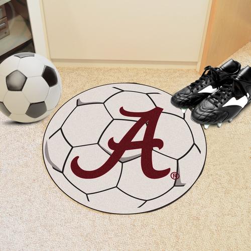 University of Alabama Crimson Tide Soccer Ball Rug - Click Image to Close