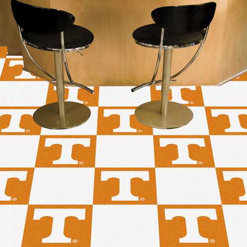 University of Tennessee Volunteers Carpet Floor Tiles - Click Image to Close