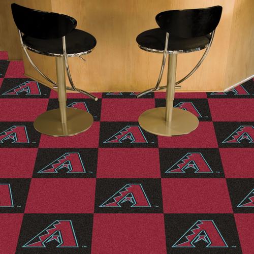 Arizona Diamondbacks Carpet Floor Tiles - Click Image to Close