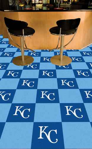 Kansas City Royals Carpet Floor Tiles - Click Image to Close