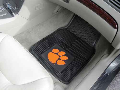 Clemson University Tigers Heavy Duty Vinyl Car Mats - Click Image to Close