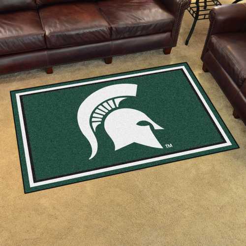 Michigan State University Spartans 4x6 Rug - Click Image to Close