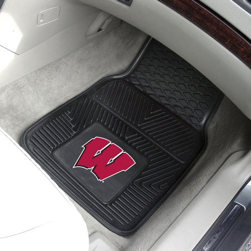 University of Wisconsin Badgers Heavy Duty Vinyl Car Mats - Click Image to Close