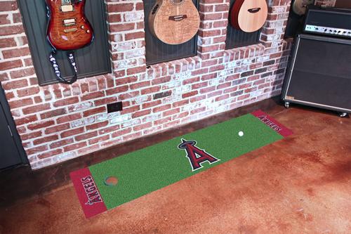 Los Angeles Angels Putting Green Mat - Click Image to Close