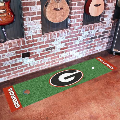 University of Georgia Bulldogs Putting Green Mat - Click Image to Close