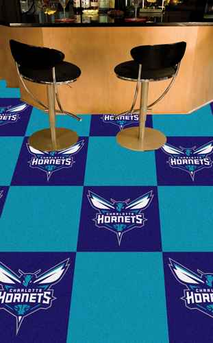 Charlotte Bobcats Carpet Floor Tiles - Click Image to Close