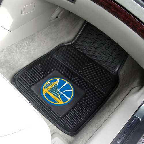 Golden State Warriors Heavy Duty Vinyl Car Mats - Click Image to Close