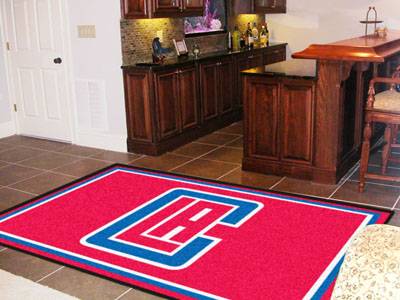 Los Angeles Clippers 5x8 Rug - Click Image to Close