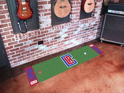 Los Angeles Clippers Putting Green Mat - Click Image to Close