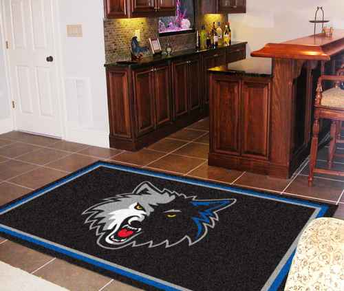 Minnesota Timberwolves 5x8 Rug - Click Image to Close