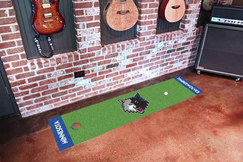 Minnesota Timberwolves Putting Green Mat - Click Image to Close