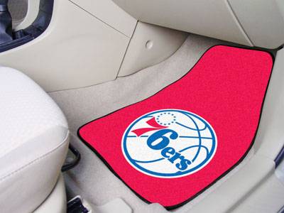 Philadelphia 76ers Carpet Car Mats - Click Image to Close