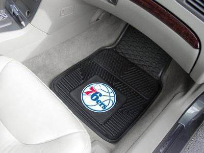 Philadelphia 76ers Heavy Duty Vinyl Car Mats - Click Image to Close