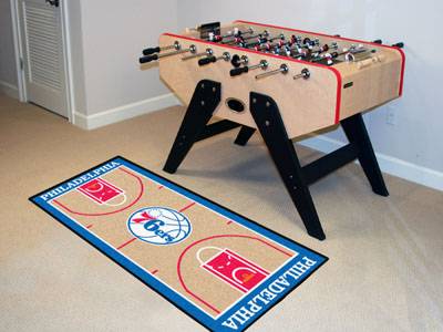 Philadelphia 76ers Basketball Court Runner - Click Image to Close