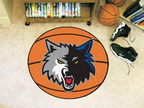 Minnesota Timberwolves Basketball Rug - Click Image to Close