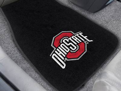 Ohio State University Buckeyes Embroidered Car Mats - Click Image to Close