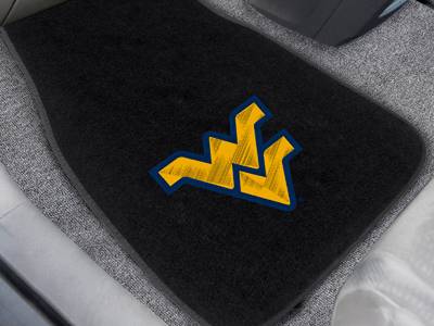 West Virginia Mountaineers Embroidered Car Mats - Click Image to Close