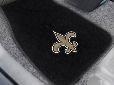 New Orleans Saints Embroidered Car Mats - Click Image to Close