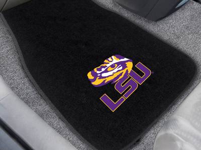 LSU Tigers Embroidered Car Mats - Click Image to Close