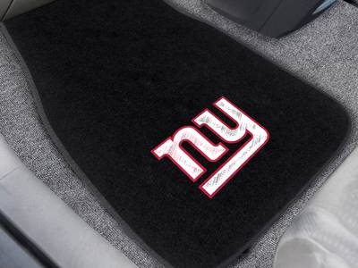 New York Giants Embroidered Car Mats - Click Image to Close