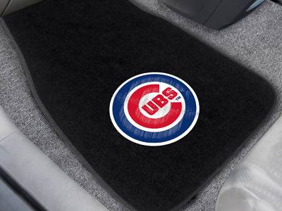 Chicago Cubs Embroidered Car Mats - Click Image to Close