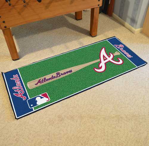 Atlanta Braves Baseball Runner - Click Image to Close