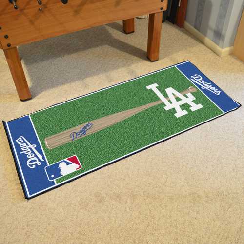 Los Angeles Dodgers Baseball Runner - Click Image to Close