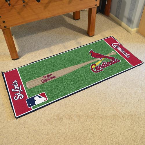 St Louis Cardinals Baseball Runner - Click Image to Close