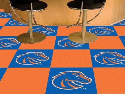 Boise State University Broncos Carpet Floor Tiles - Blue - Click Image to Close